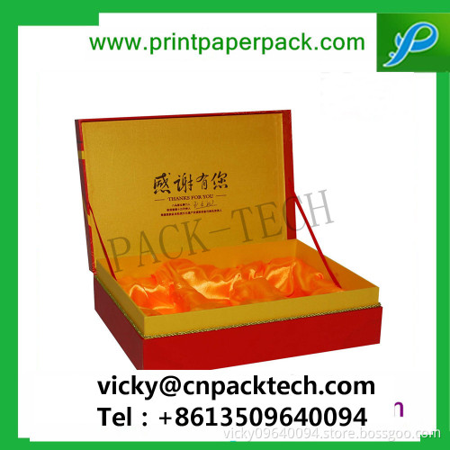 Luxurious Embossing Hot Foil Satin Lined Jewelry Packaging Box Watch Box Wine Box